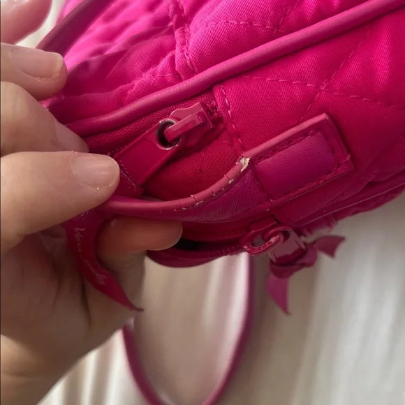 Vera Bradley Pink Quilted Crossbody Bag - Picture 7 of 9
